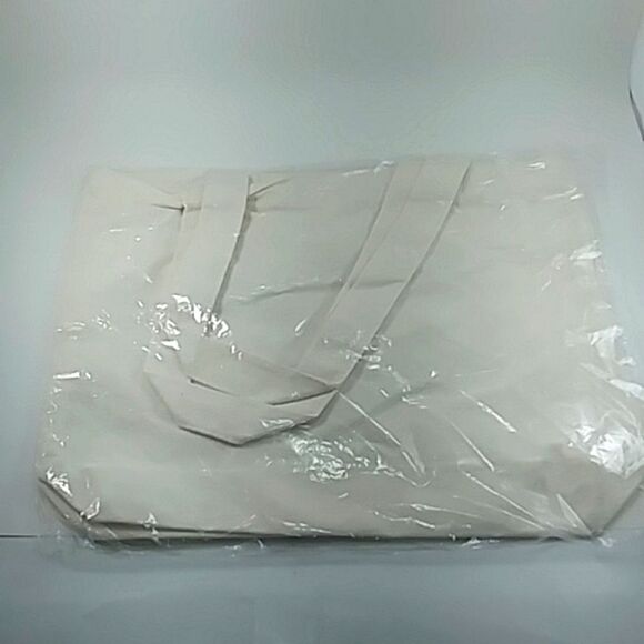 Halloween Bag Tote Treat Zipper Canvas Haunted House Large Colorful 16X1… - Picture 5 of 8